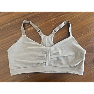 Beyond Yoga Sports Bra XL Beige Workout Pilates Bralette